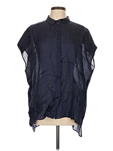 Lafayette 148 New York Short Sleeve Blouse (view 1)