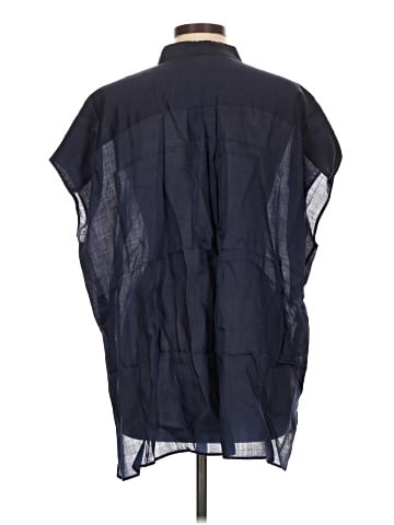 Lafayette 148 New York Short Sleeve Blouse (view 2)