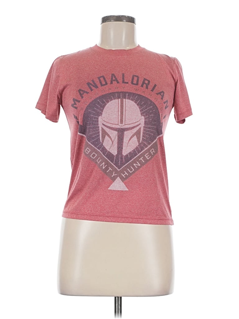 Pre-owned Star Wars Short Sleeve T-shirt In Burgundy