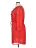 H&M 100% Polyester Red Casual Dress Size 14 - photo 5