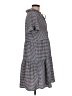 DKNY Checkered-gingham Gray Casual Dress Size 6 - photo 4