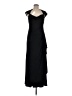 Xscape Black Cocktail Dress Size 8 Petite - photo 1
