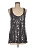 Halogen Silver Sleeveless Top Size M - photo 1