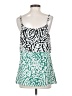 CAbi 100% Polyester Green Sleeveless Top Size S - photo 2