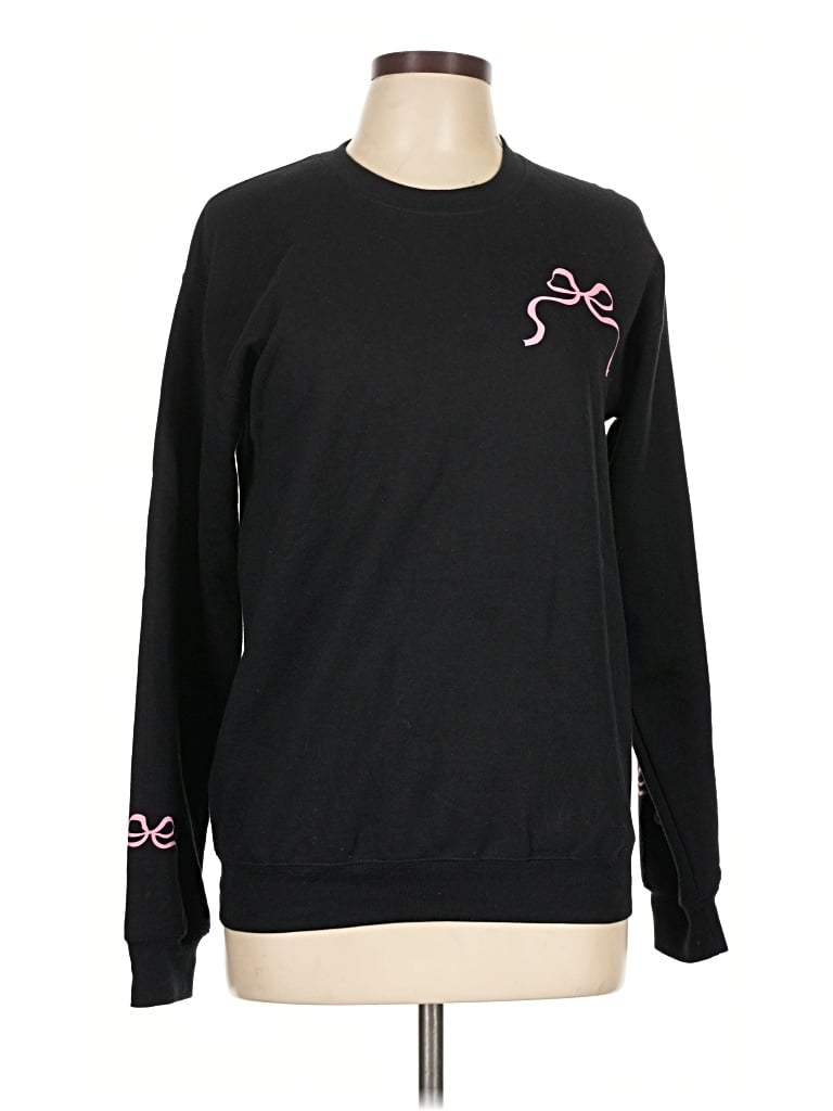 Pre-owned Unbranded Pullover Sweater In Black