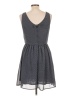 Gap Outlet 100% Polyester Houndstooth Gray Casual Dress Size 10 - photo 2