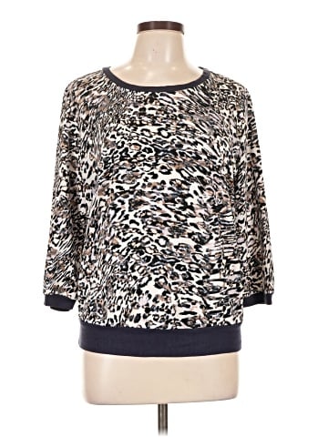 JLo by Jennifer Lopez 3/4 Sleeve Top (view 1)