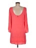 Milly Solid Orange Casual Dress Size 8 - photo 2