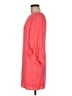 Milly Solid Orange Casual Dress Size 8 - photo 5