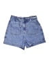 Zara Blue Denim Shorts Size 6 - photo 1