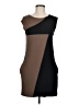 Mudo Collection Color Block Brown Cocktail Dress Size EU 38 / US 8 - photo 1