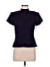 Allison Taylor 100% Polyester Purple Short Sleeve Top Size 8 - photo 1
