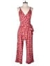 Gilli Hearts Red Jumpsuit Size M - photo 1