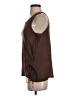 Etcetera 100% Linen Brown Sleeveless Top Size S - photo 5