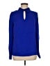 Milly Blue Long Sleeve Blouse Size 8 - photo 1