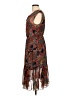 Tommy Hilfiger 100% Polyester Paisley Brown Cocktail Dress Size 10 - photo 5
