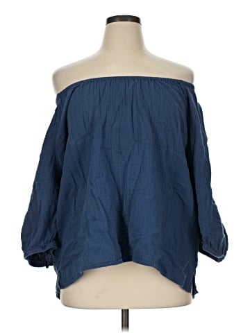 Caslon 3/4 Sleeve Blouse (view 1)