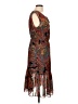 Tommy Hilfiger 100% Polyester Paisley Brown Cocktail Dress Size 10 - photo 4