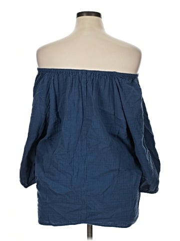 Caslon 3/4 Sleeve Blouse (view 2)