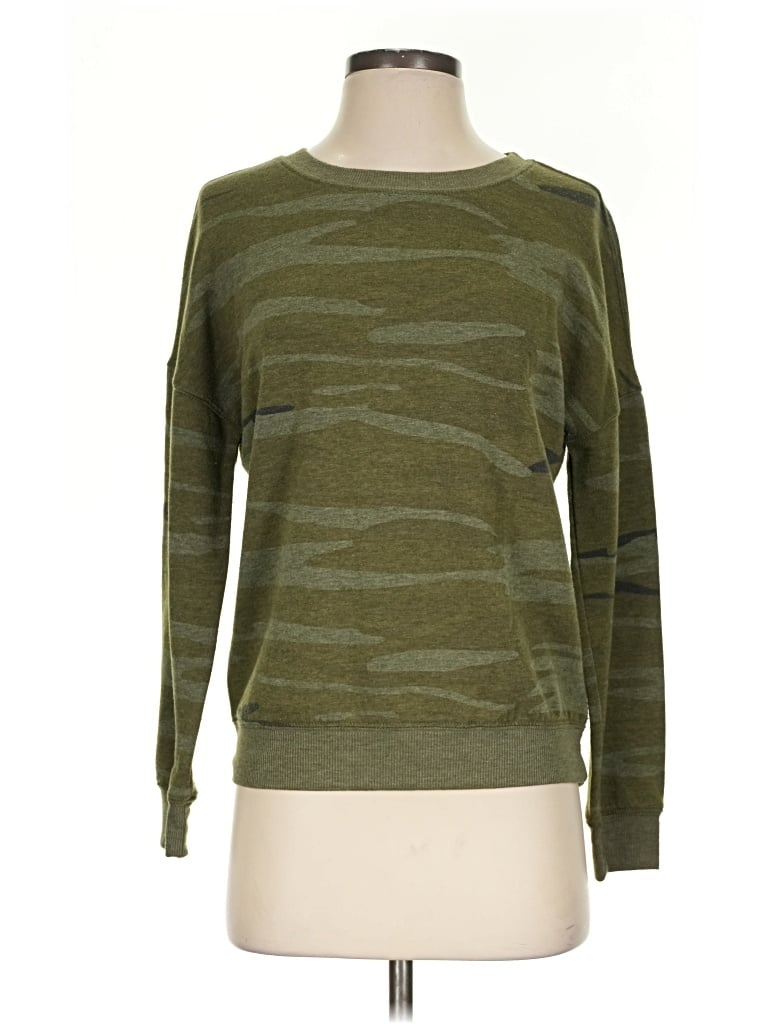 Pre-owned Zoe+liv Pullover Sweater In Green