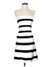 BCBGMAXAZRIA 100% Polyester Stripes White Cocktail Dress Size 2 - photo 1