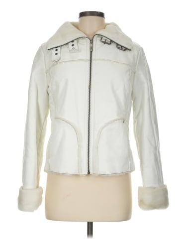 Black Rivet Leather Jacket (view 1)