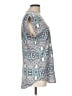 Express Teal Short Sleeve Blouse Size L - photo 4