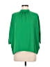 Shein 100% Polyester Green 3/4 Sleeve Blouse Size M - photo 1