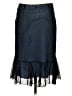 Express 100% Polyester Blue Formal Skirt Size S - photo 2