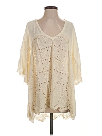 Free People 3/4 Sleeve Blouse (view 1)