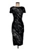 BCBGMAXAZRIA Graphic Black Cocktail Dress Size M - photo 1