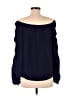 Naked Zebra 100% Polyester Blue 3/4 Sleeve Blouse Size M - photo 2