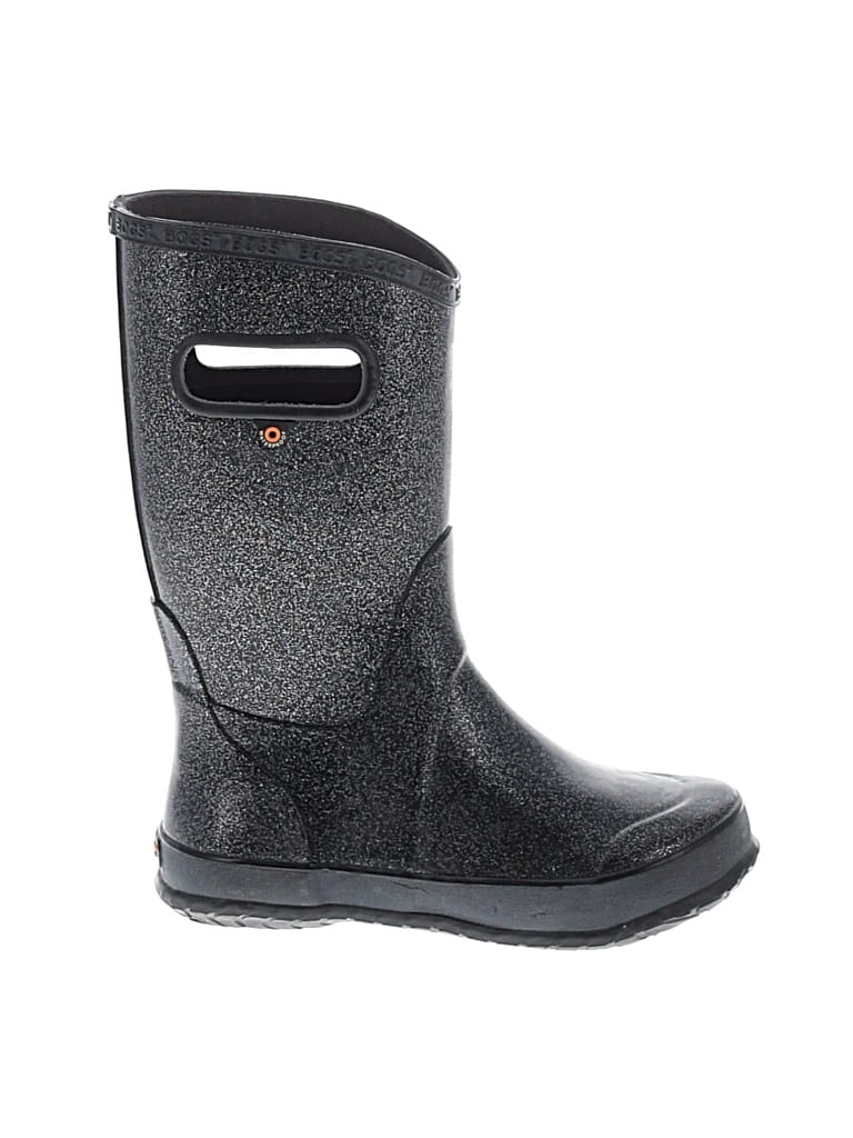 Pre-owned Bogs Kids' Rain Boots In Black