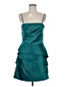 BCBG Paris Teal Cocktail Dress Size 8 - photo 1