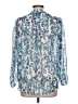Veronica M. 100% Polyester Blue Long Sleeve Blouse Size L - photo 2