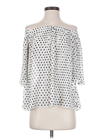 Q&A 3/4 Sleeve Blouse (view 1)