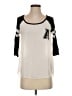 rue21 100% Rayon Ivory 3/4 Sleeve Top Size S - photo 1