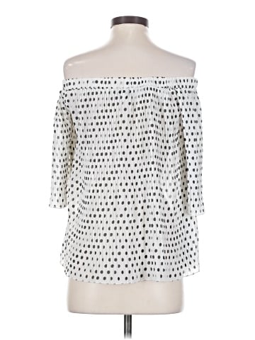 Q&A 3/4 Sleeve Blouse (view 2)