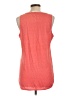 Dakini 100% Linen Orange Sleeveless Top Size L - photo 2