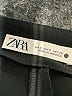 Zara Solid Black Casual Skirt Size S - photo 4