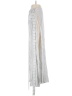 Indah 100% Rayon Silver White Casual Pants Size S - photo 4