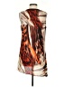 Zac & Rachel 100% Polyester Graphic Brown Sleeveless Blouse Size S - photo 2