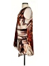 Zac & Rachel 100% Polyester Graphic Brown Sleeveless Blouse Size S - photo 5