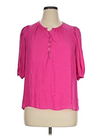 Ann Taylor Short Sleeve Blouse (view 1)