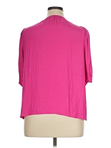 Ann Taylor Short Sleeve Blouse (view 2)