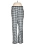 Jude Connally Checkered-gingham Black Casual Pants Size M - photo 1