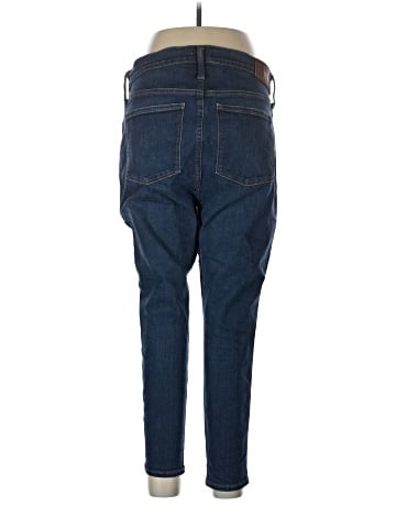 Madewell Petite 10" High-Rise Skinny Jeans in Hayes Wash (view 2)