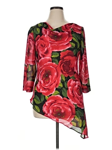 Leslie Fay 3/4 Sleeve Blouse (view 1)