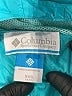 Columbia 100% Nylon Solid Teal Jacket Size 4 - photo 3