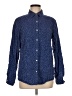 J. McLaughlin Print Blue Long Sleeve Button-Down Shirt Size M - photo 1